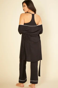 Bella Curvy 3 Piece Pajama Set With Robe*Cosabella Best