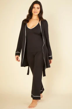 Bella Curvy 3 Piece Pajama Set With Robe*Cosabella Best