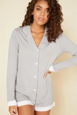 Bella Long Sleeve Top & Boxer Pajama Set*Cosabella Best