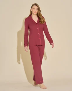 Bella Long Sleeve Top & Pant Pajama Set*Cosabella Fashion