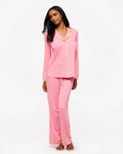Bella Long Sleeve Top & Pant Pajama Set*Cosabella Cheap