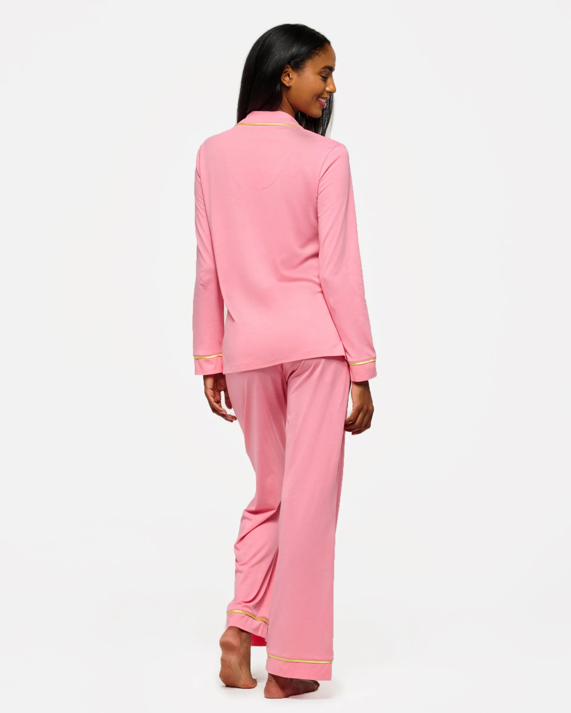Bella Long Sleeve Top & Pant Pajama Set*Cosabella Cheap