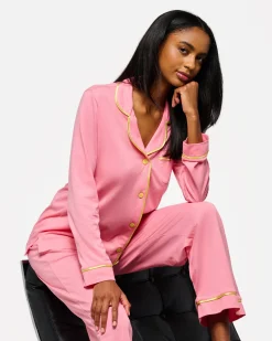 Bella Long Sleeve Top & Pant Pajama Set*Cosabella Cheap
