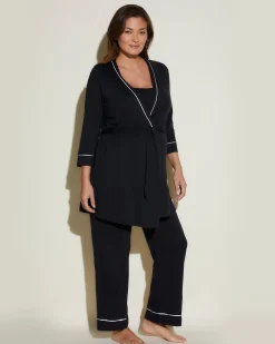 Bella Nursing 3 Piece Pajama Set With Robe*Cosabella Discount