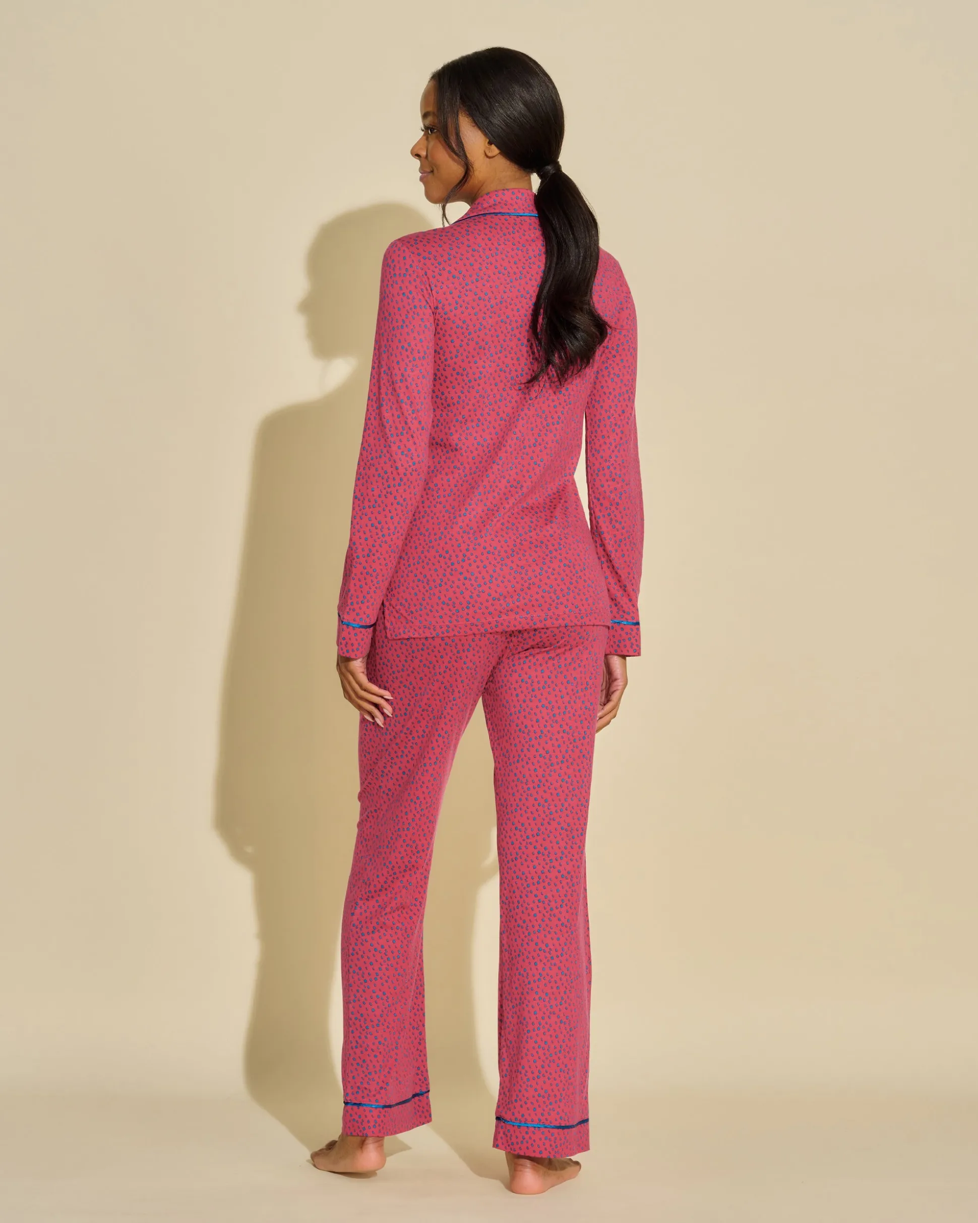 Bella Printed Long Sleeve Top & Pant Pajama Set*Cosabella Best Sale