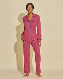 Bella Printed Long Sleeve Top & Pant Pajama Set*Cosabella Best Sale