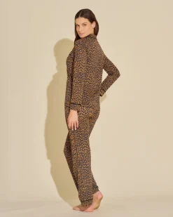 Bella Printed Long Sleeve Top & Pant Pajama Set*Cosabella Outlet