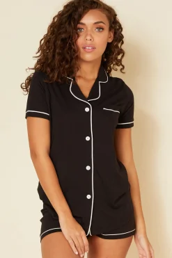Bella Short Sleeve Top & Boxer Pajama Set*Cosabella Outlet