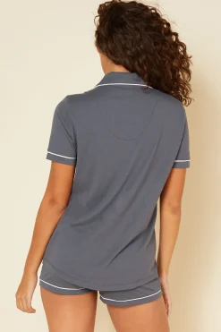 Bella Short Sleeve Top & Boxer Pajama Set*Cosabella Fashion