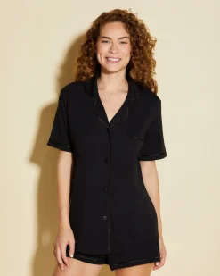 Bella Short Sleeve Top & Boxer Pajama Set*Cosabella Hot