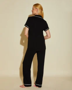 Bella Short Sleeve Top & Pant Pajama Set*Cosabella Clearance