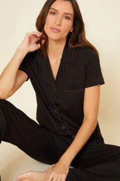 Bella Short Sleeve Top & Pant Pajama Set*Cosabella Discount