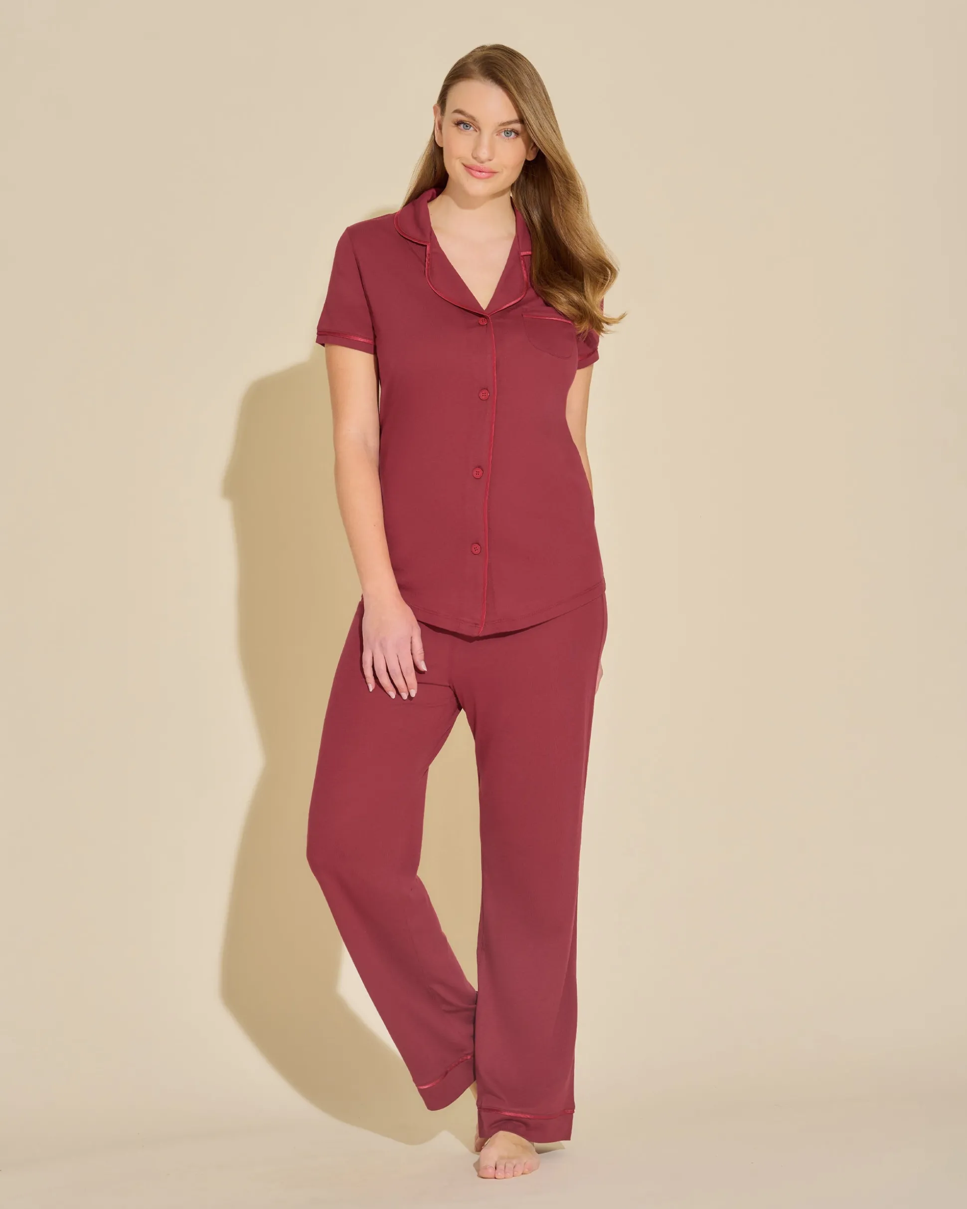 Bella Short Sleeve Top & Pant Pajama Set*Cosabella Flash Sale