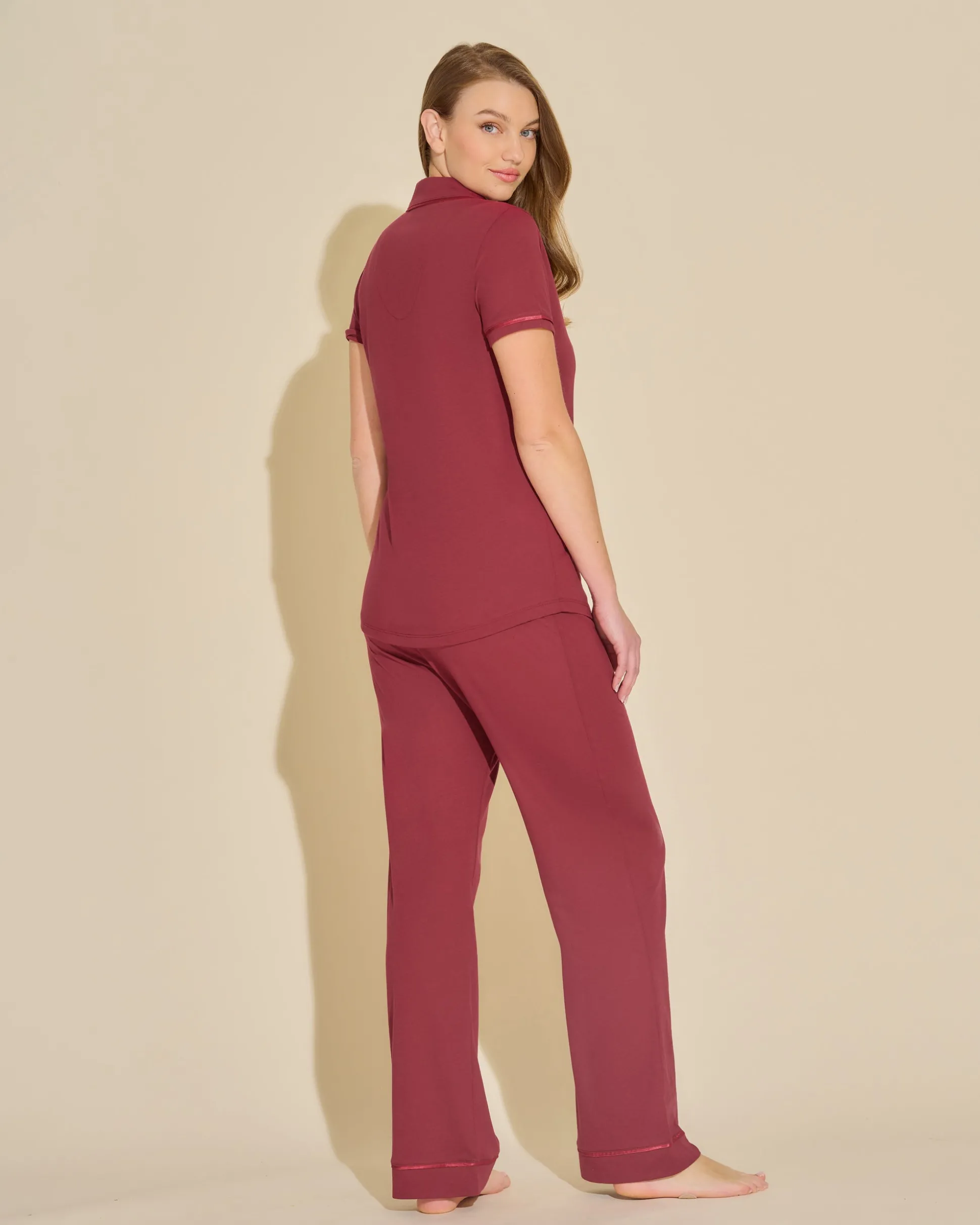 Bella Short Sleeve Top & Pant Pajama Set*Cosabella Flash Sale
