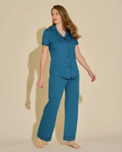 Bella Short Sleeve Top & Pant Pajama Set*Cosabella Sale