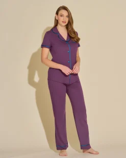 Bella Short Sleeve Top & Pant Pajama Set*Cosabella Best Sale
