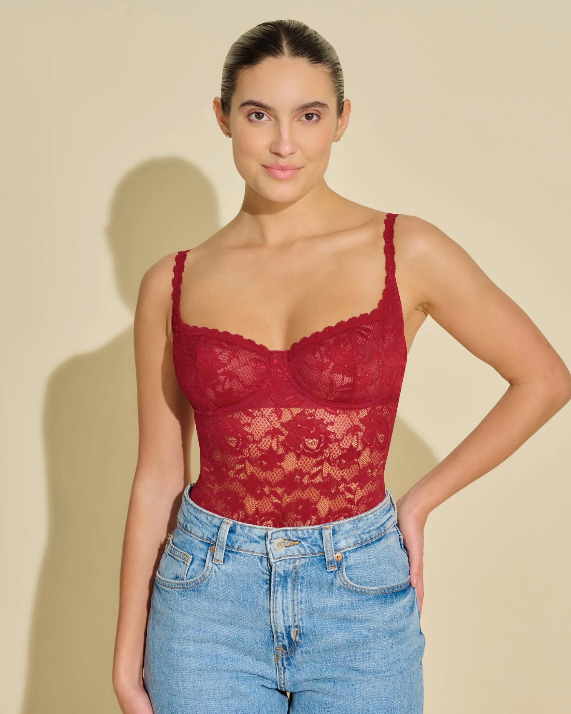 Never Say Never Balconette Bodysuit*Cosabella Cheap