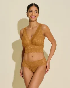 Never Say Never Curvy Plungie Longline Bralette*Cosabella Cheap