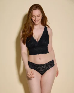 Never Say Never Curvy Plungie Longline Bralette*Cosabella Outlet