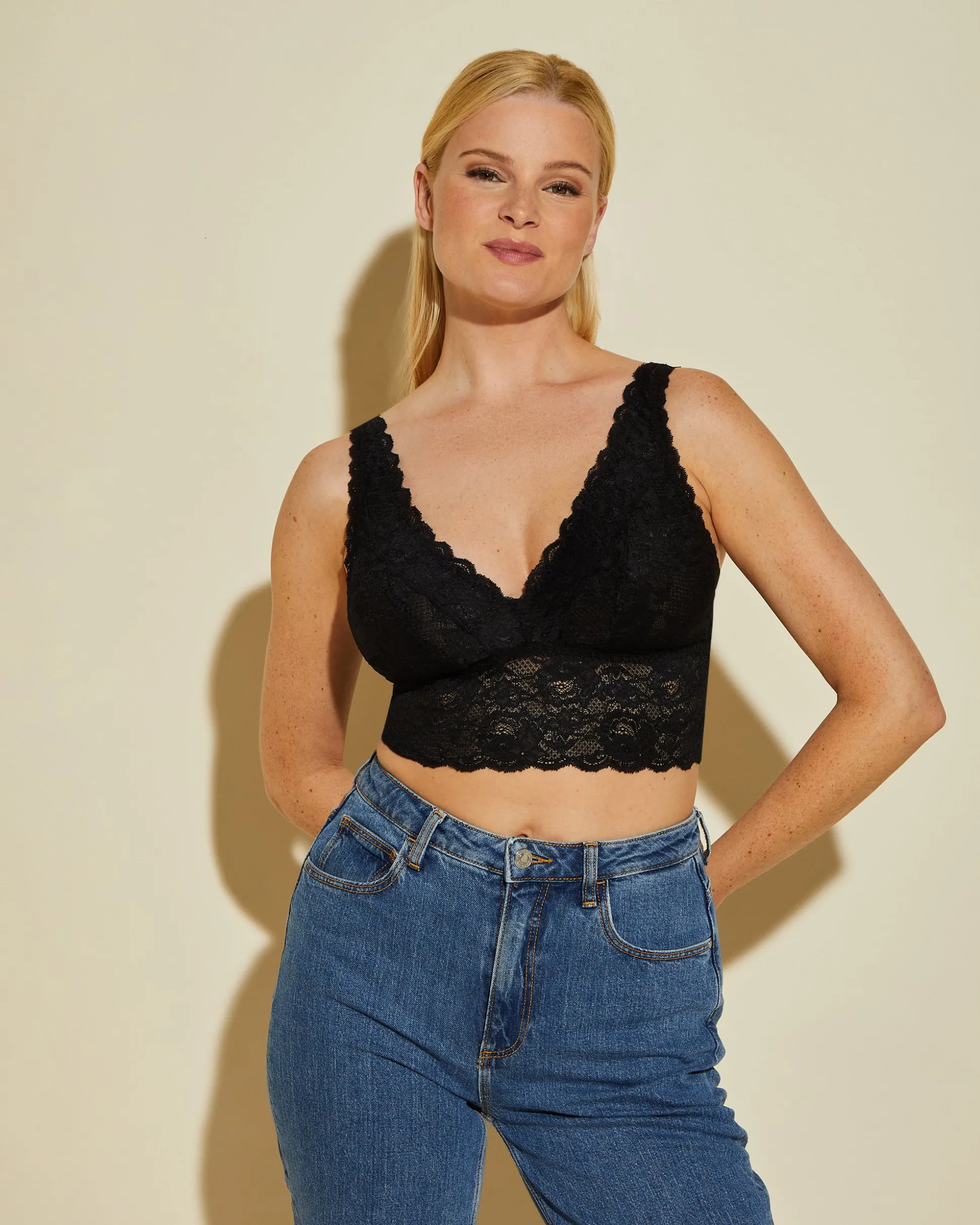 Never Say Never Plungie Longline Bralette*Cosabella Cheap