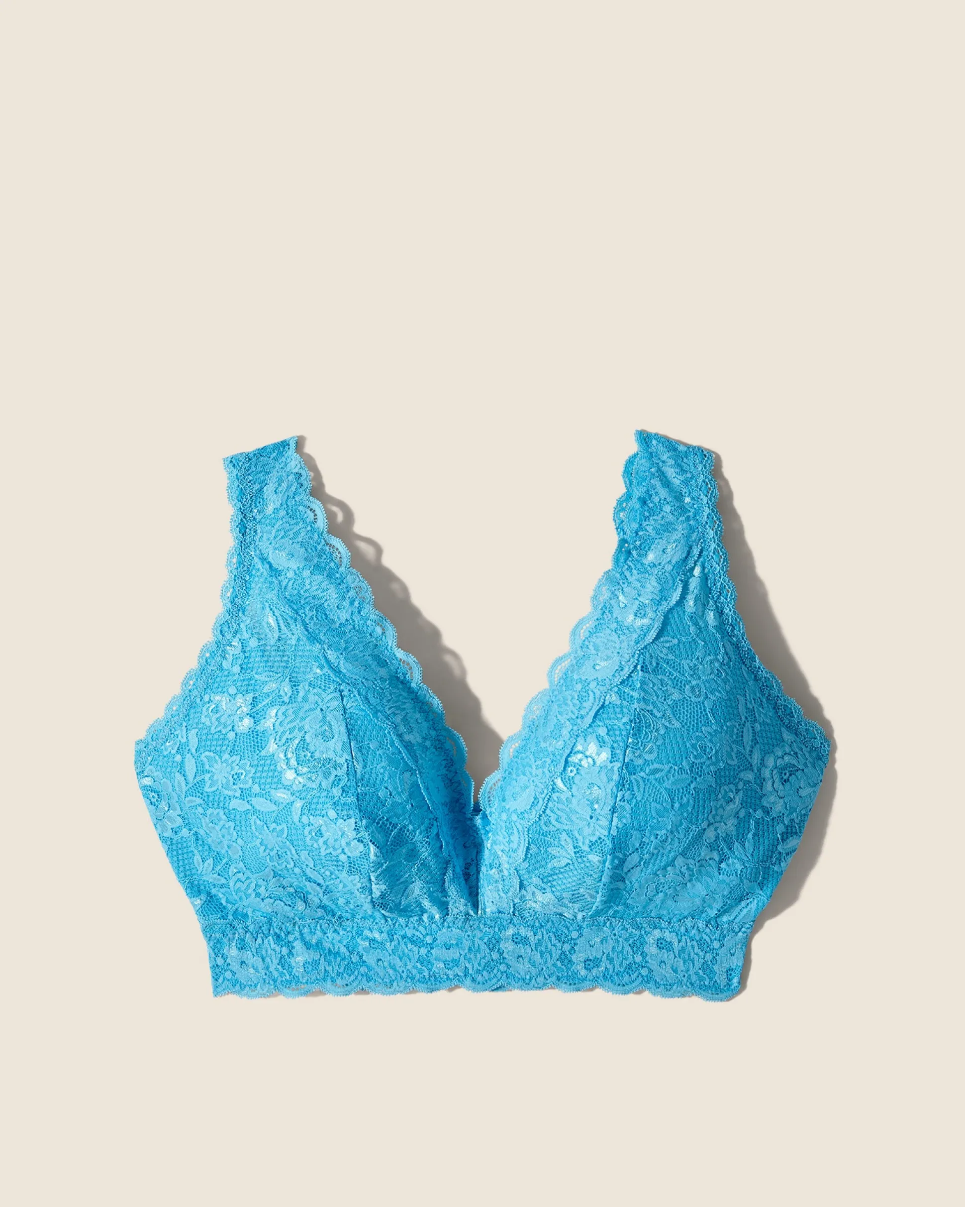Never Say Never Super Curvy Plungie Longline Bralette*Cosabella Best Sale