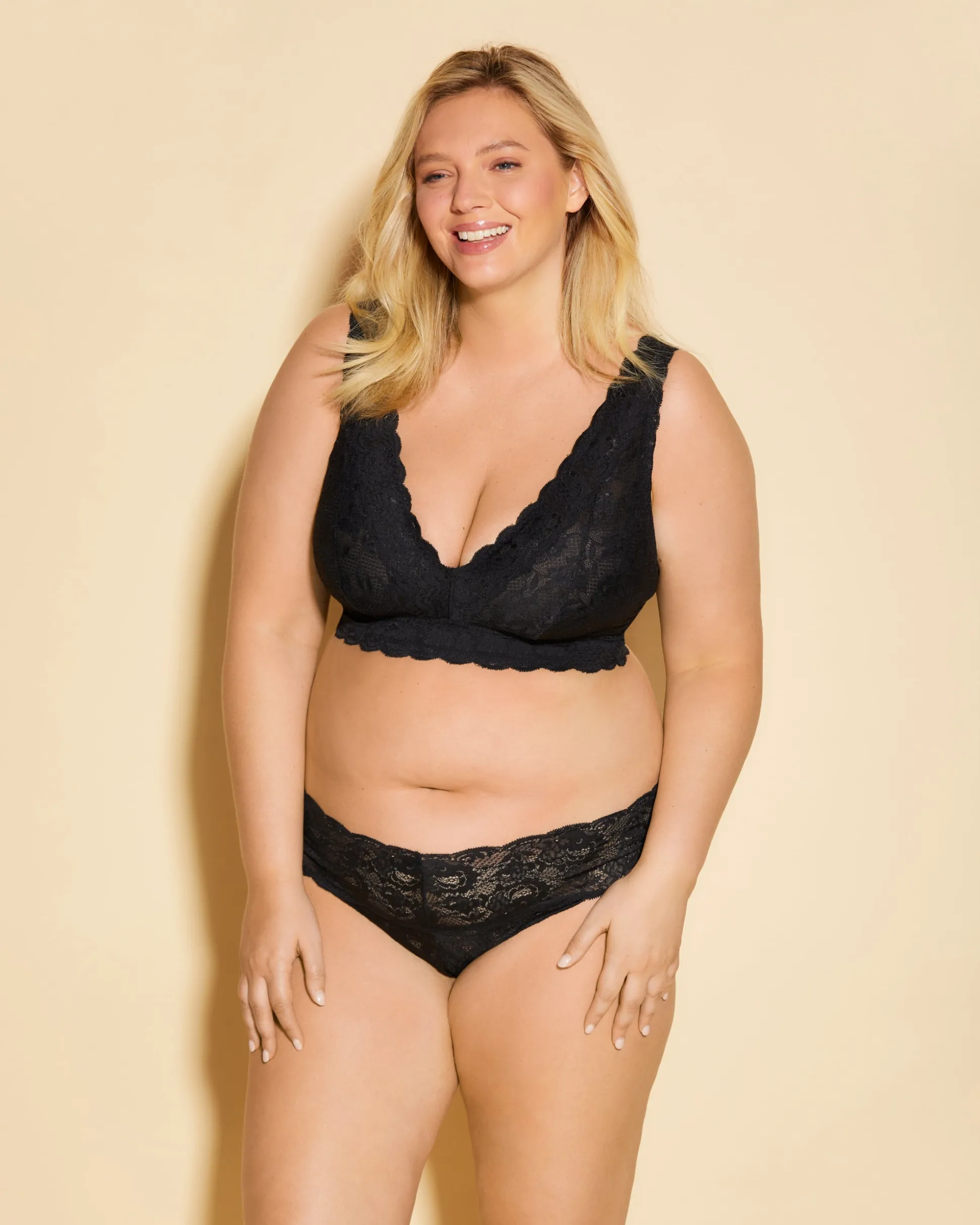 Never Say Never Ultra Curvy Plungie Longline Bralette*Cosabella Hot