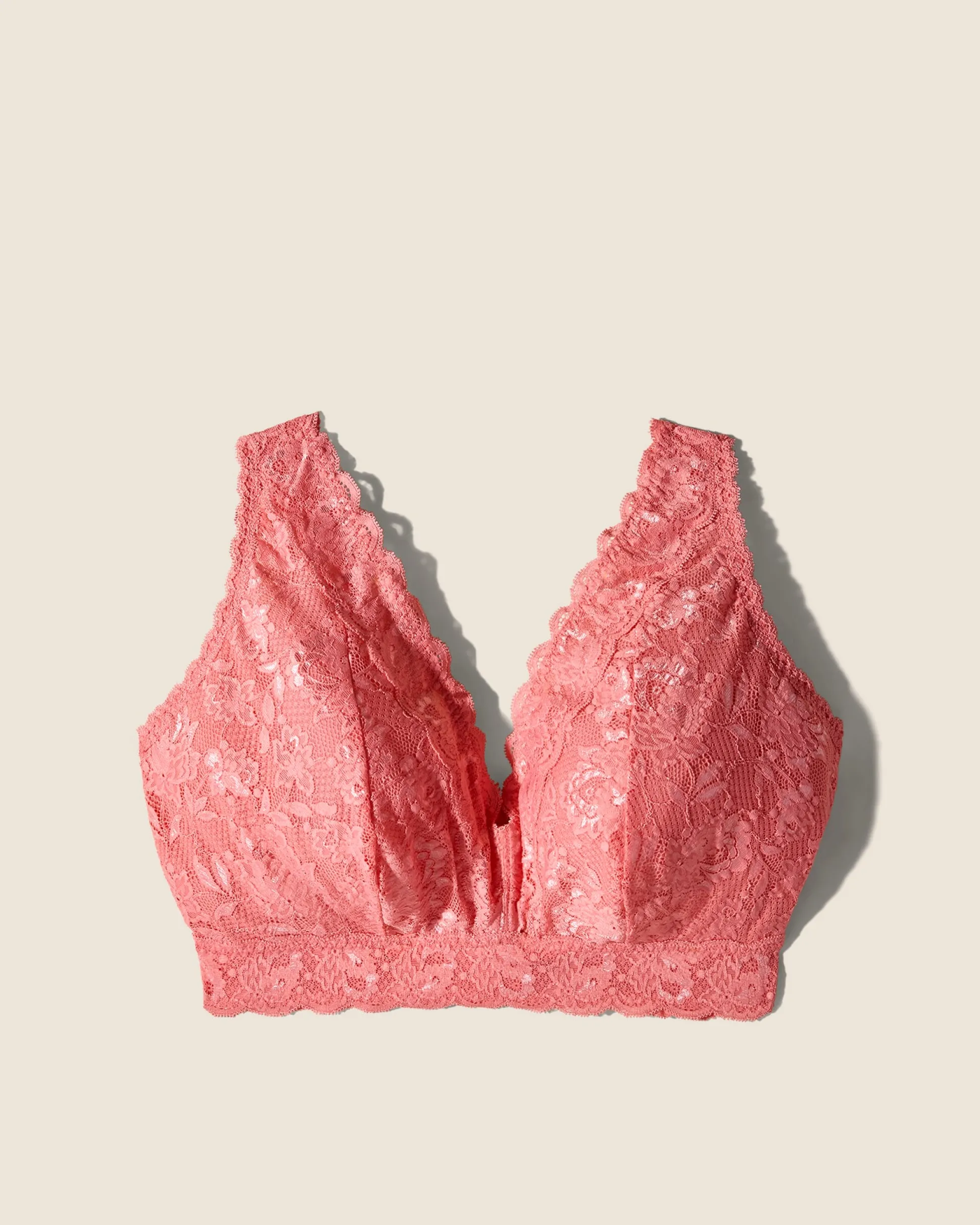 Never Say Never Ultra Curvy Plungie Longline Bralette*Cosabella Outlet