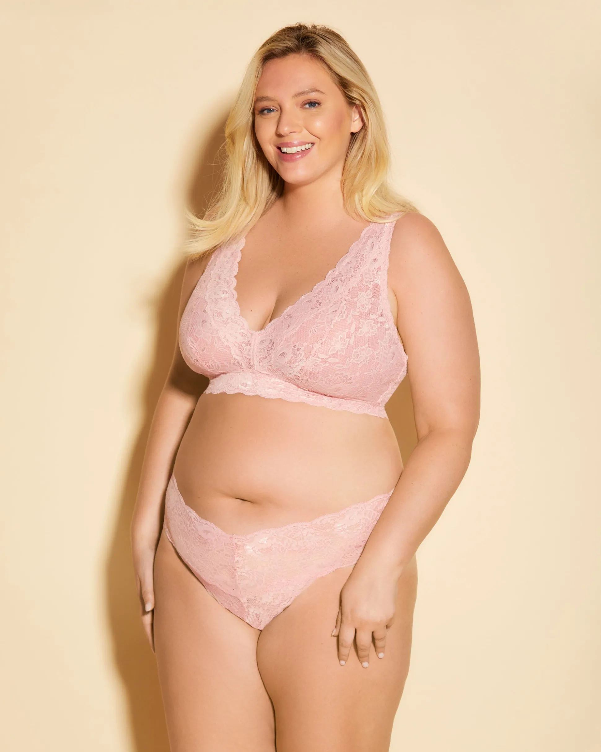 Never Say Never Ultra Curvy Plungie Longline Bralette*Cosabella Flash Sale
