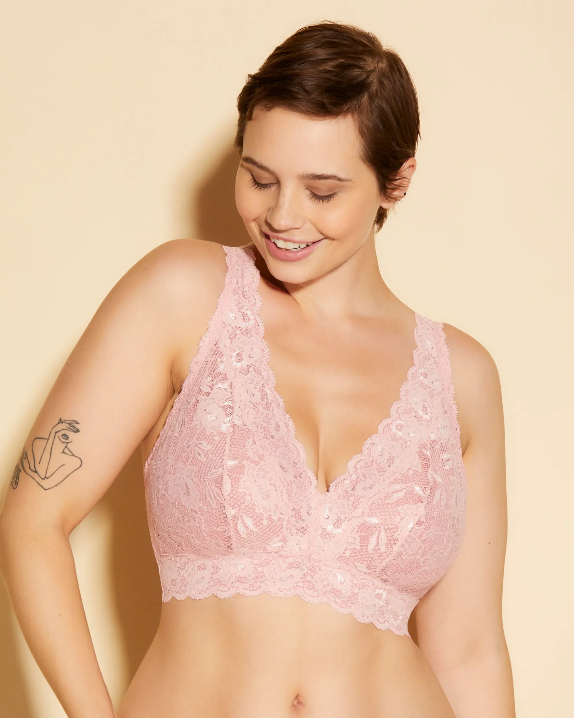 Super Curvy Plungie Longline Bralette*Cosabella Sale