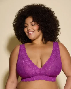 Ultra Curvy Plungie Longline Bralette*Cosabella New